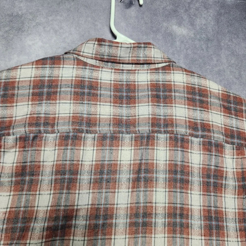 Lucky Brand Mens Plaid‎ Flannel Classic Fit Long Sleeve Shirt XL Lightweight
